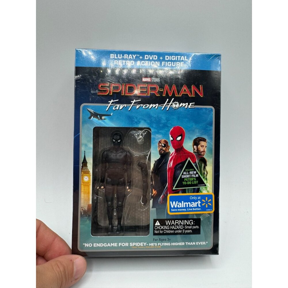 Spider-man: Far From Home (Walmart Exclusive) (Blu-ray DVD + Night Monkey Action